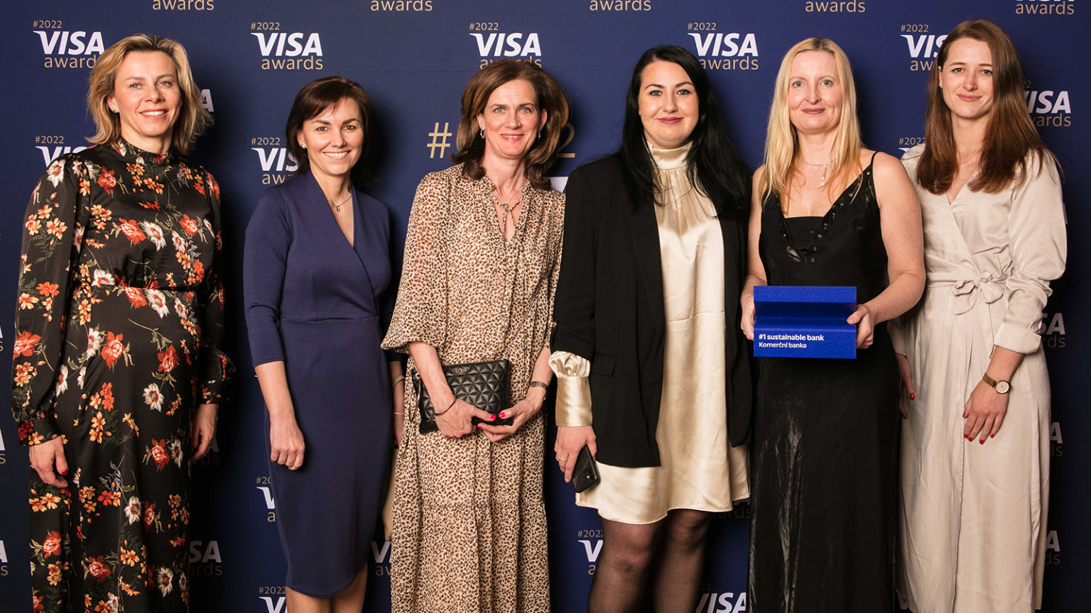Ocenn Visa Awards v kategorii #1sustainable bank si za rok 2022 odnesla Komern banka.