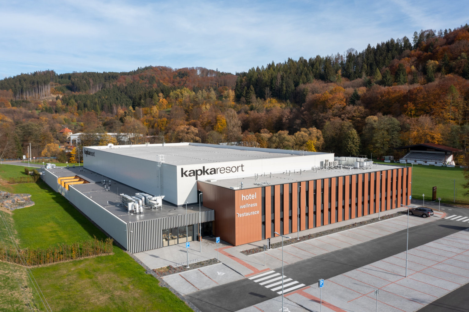 Multifunkn sportovn centrum KAPKA resort ve Lhot u Vsetna