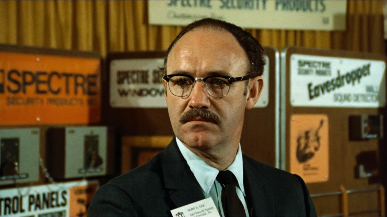 Gene Hackman ve filmu Rozhovor z roku 1974