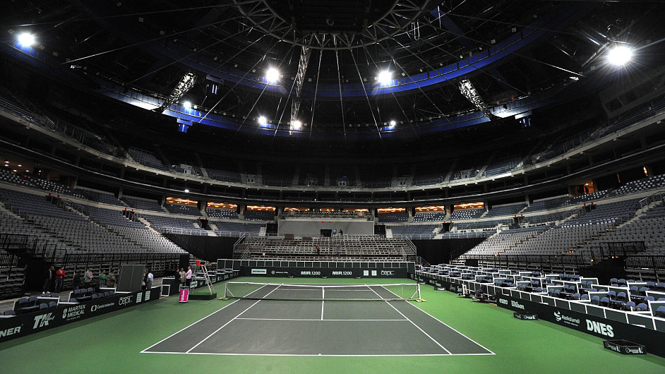 O2 Arena je pipravena na vkendov finle Fed Cupu