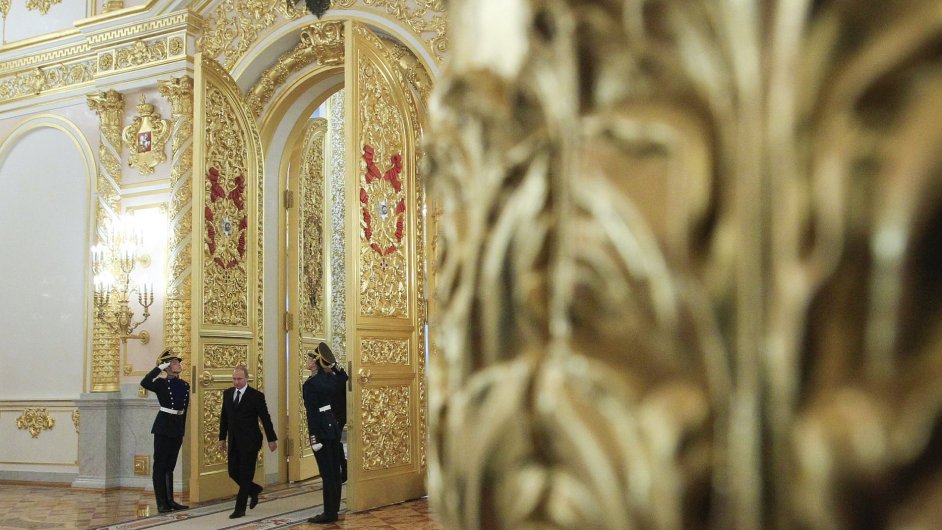 Vladimir Putin v Kremlu, ilustran foto