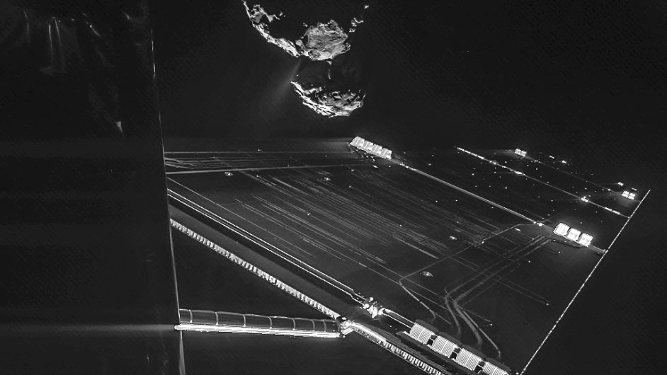 Rosetta si podila i selfie s kometou