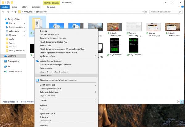 OneDrive soubory na vyžádání