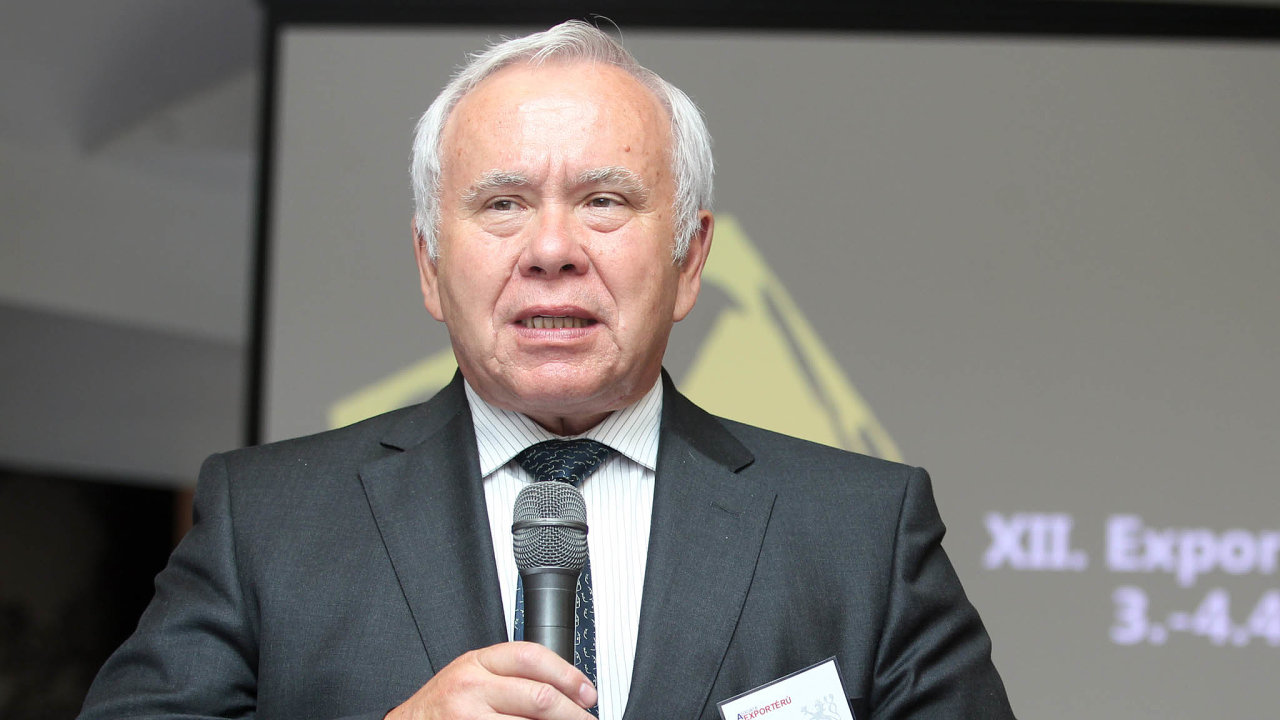 Obchody nejdou. Šéfové Asociace exportérů Jiří Grund (vlevo) a Otto Daněk (na snímku z roku 2014) potvrzují, že protiepidemická opatření během tří měsíců těžce dolehla na český vývoz.