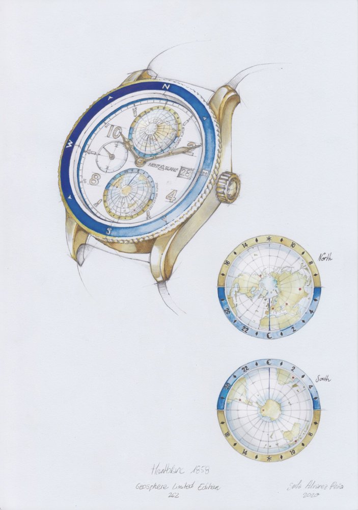 Hodinky Montblanc 1858 Geosphere Messner Limited Edition