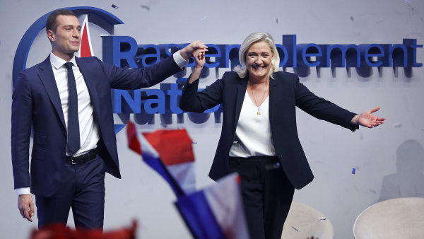 Jordan Bardella, Marine Le Pen