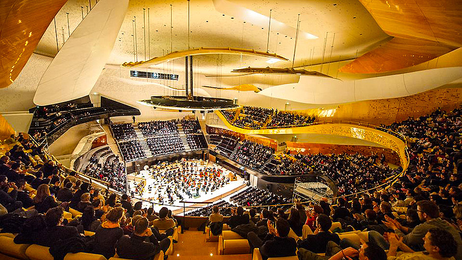 Philharmonie de Paris se ve stedu poprv otevela veejnosti.