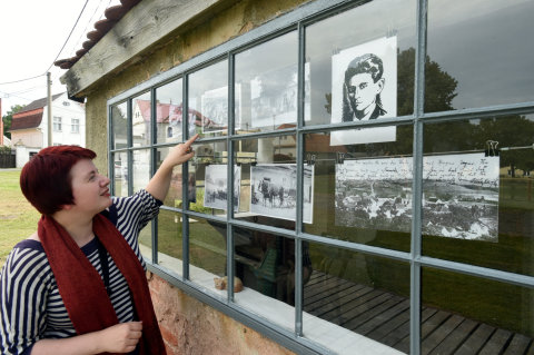 Snímek z nové expozice věnované Franzi Kafkovi v Siřemi na Žatecku.
