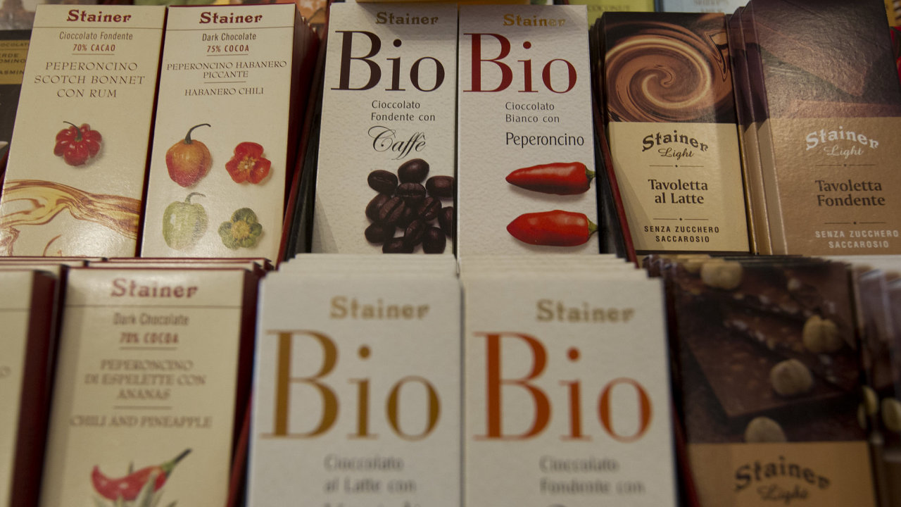 Bioprodukty v prask Choco-Caf U erven idle
