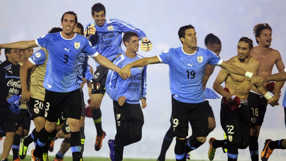 Hri Uruguaye se raduj z postupu na mistrovstv svta