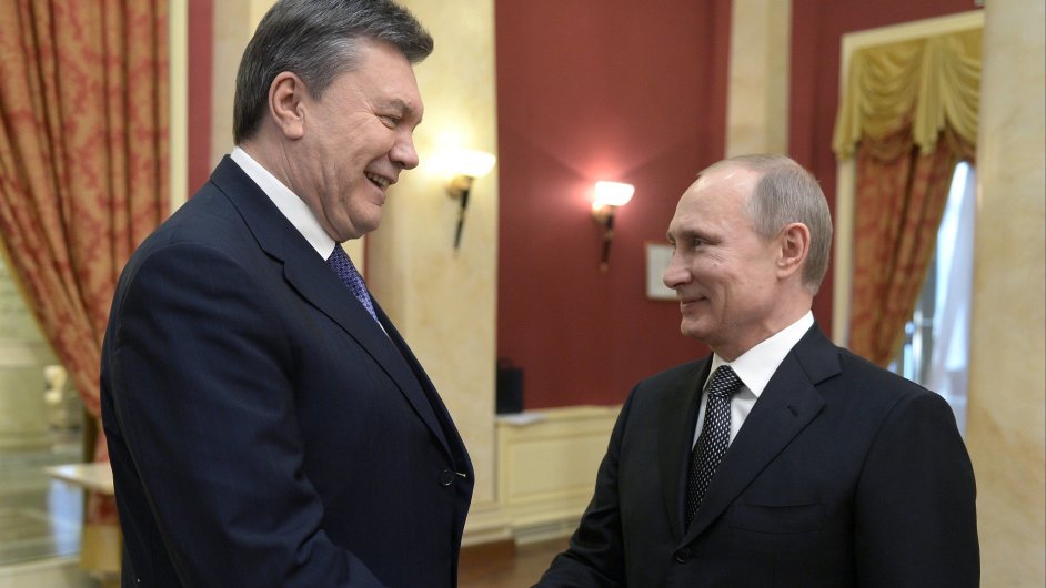 Prezidenti Ruska a Ukrajiny - Putin a Janukovy na Olympijskch hrch v Soi