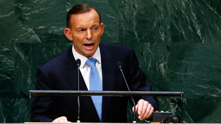 Australsk premir Tony Abbott