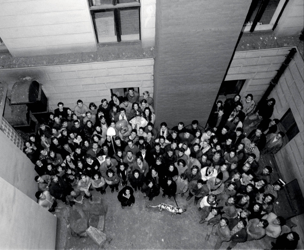 Studenti VŠUP Praha, listopad 1989
