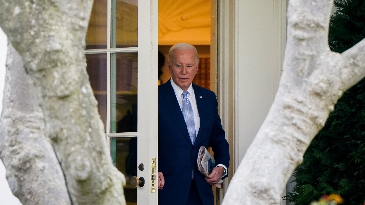 Americk prezident Joe Biden v Blm dom.