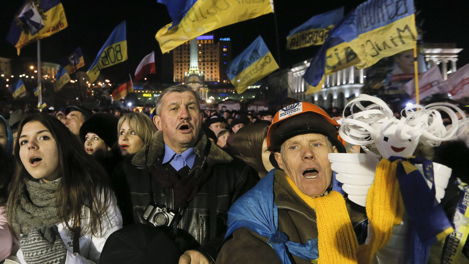 Protesty na Ukrajin