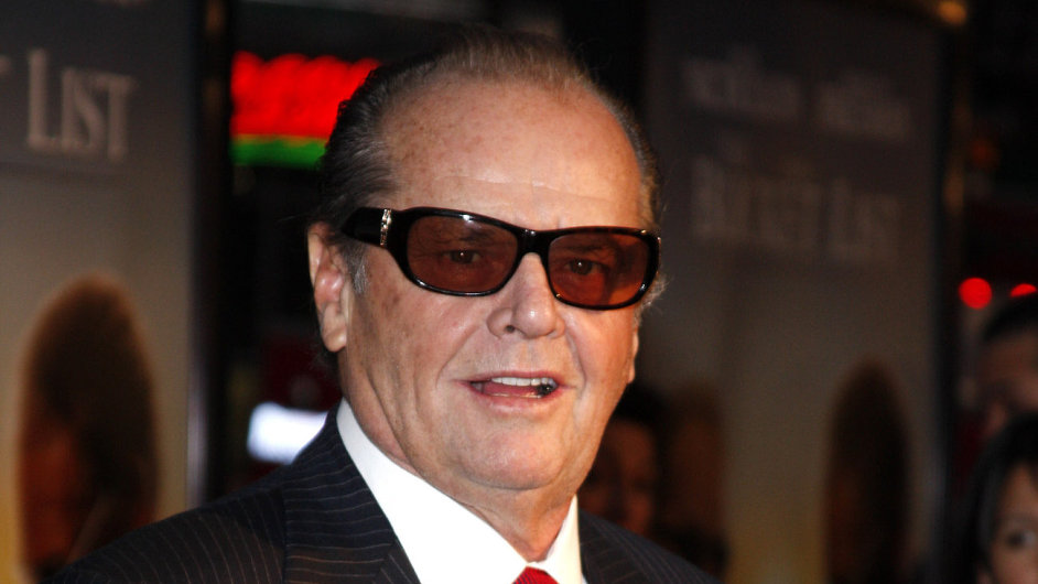 Jack Nicholson je na snmku ze svtov premiry filmu Ne si pro ns pijde z prosince 2007.