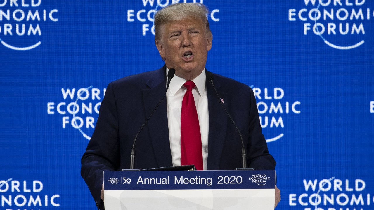 Svtov ekonomick frum v Davosu Donald Trump