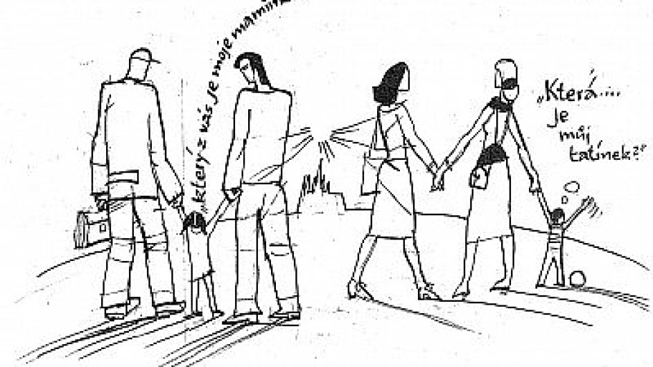 Karikatura zveejnn na Klausov strnce