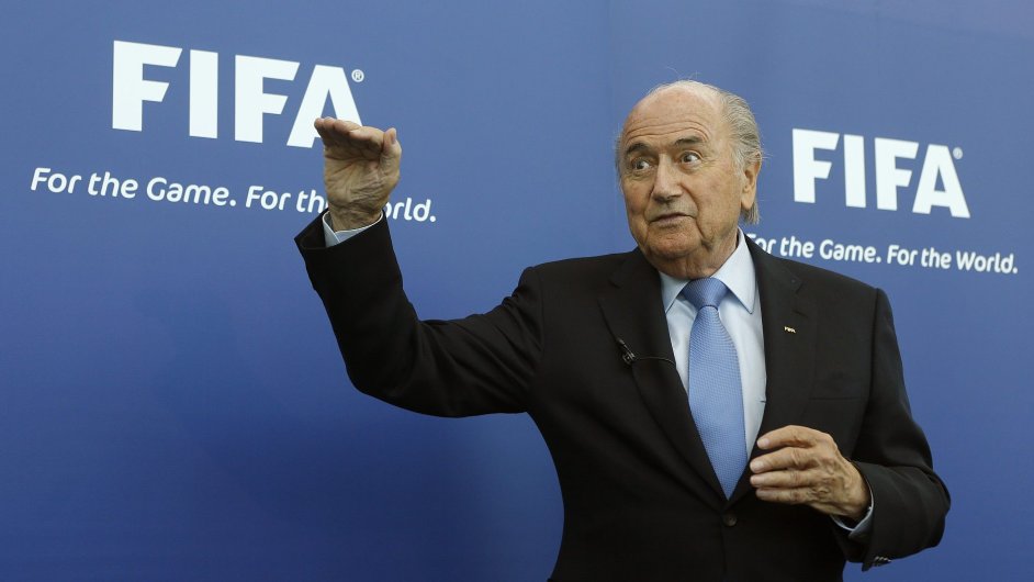 Prezident mezinrodn fotbalov federace FIFA Sepp Blatter.