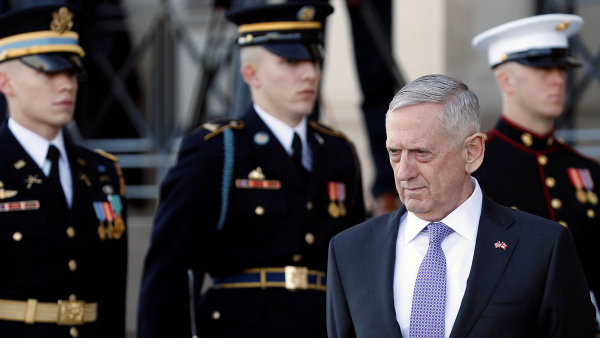 Americký ministr zahraničí James Mattis.