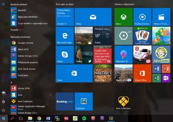 Acer Travelmate X349-M2 je stylový pracovní notebook s hliníkovým tělem