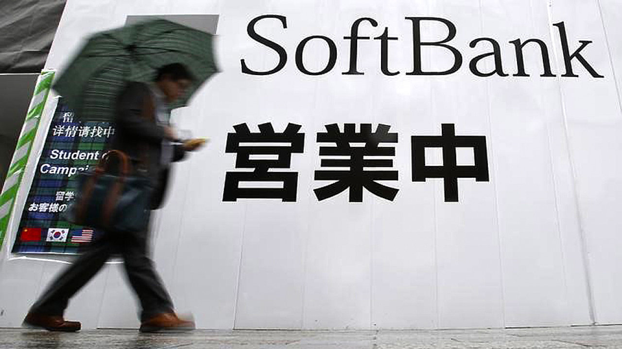 Tokijsk poboka SoftBank Corp letos v dubnu