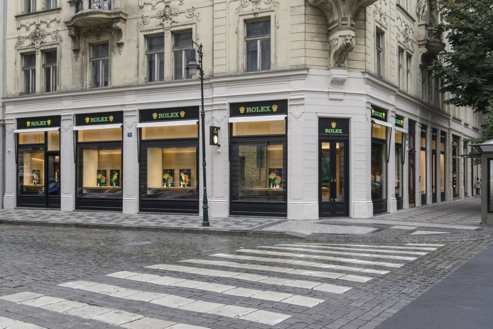 Nový pražský butik Rolex