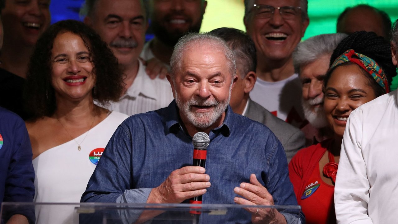 Staronov brazilsk prezident Luiz Incio Lula da Silva.