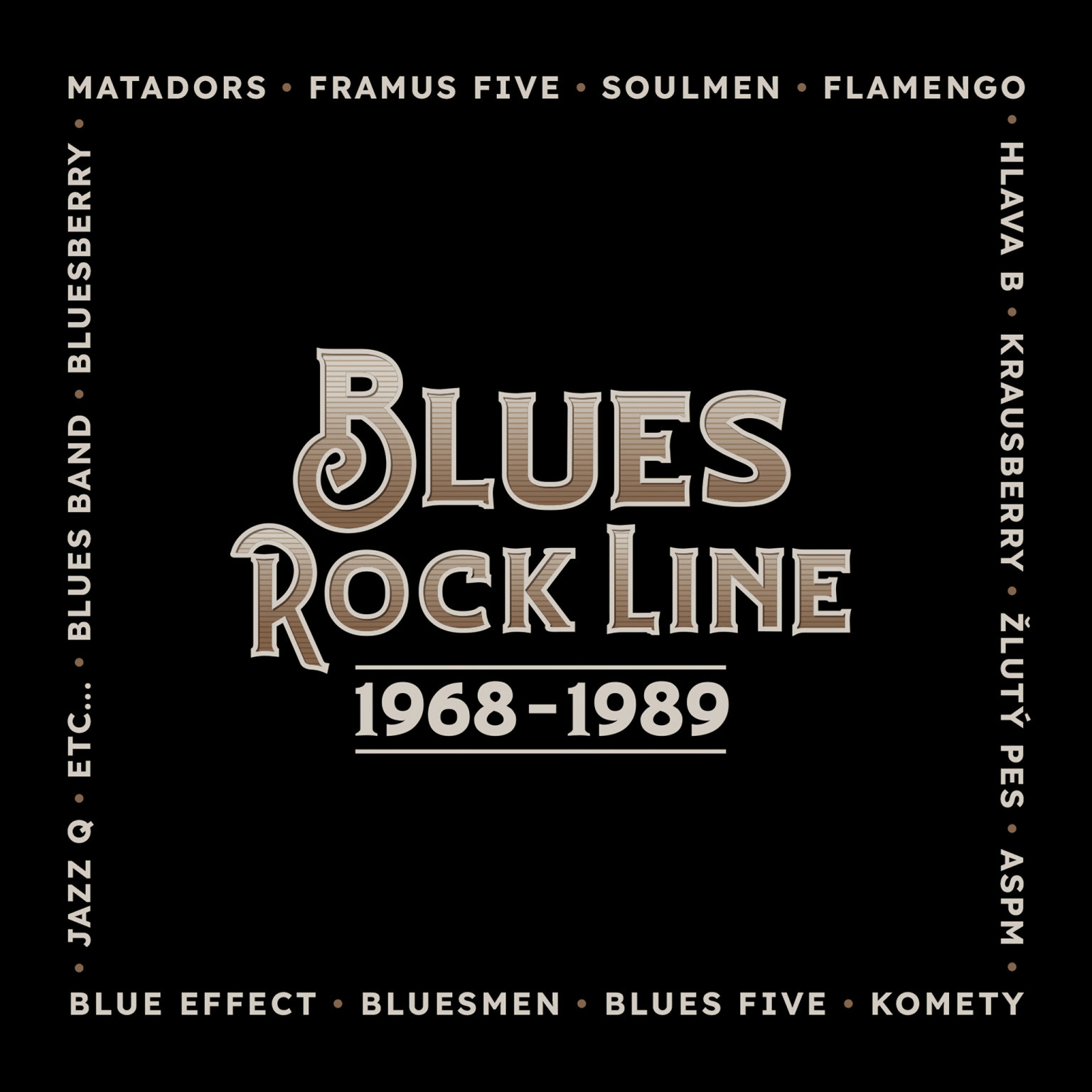 HUDBA: Blues Rock Line 1968-1989, dvojalbum, Supraphon 2025