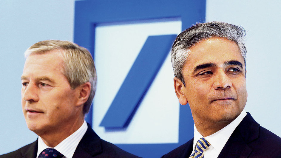 Manaersk dvojice Jrgen Fitschen a Anshu Jain vede Deutsche Bank.