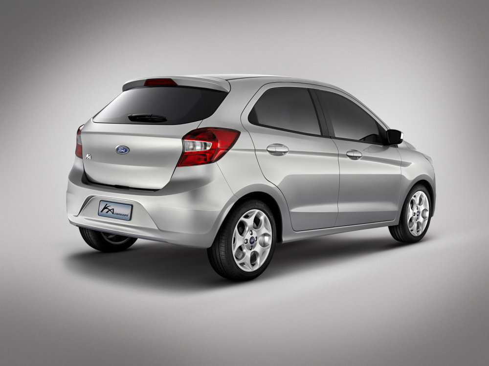 Ford Ka Ten si Ford tentokrát vyvinul zcela sám a který bude vyrábět v Brazílii.