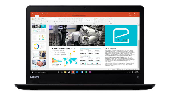 ThinkPad má dobře vyváženou výbavu.