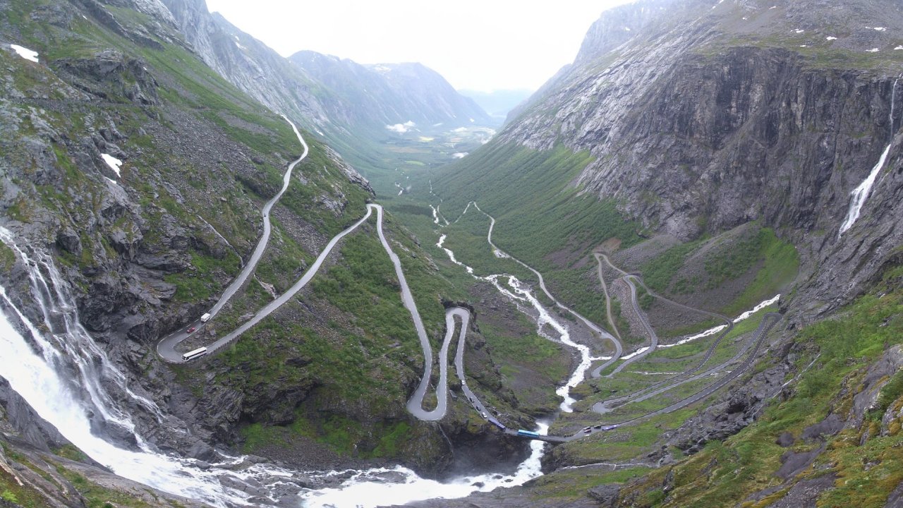 Silnice Trollstigen - ilustran foto