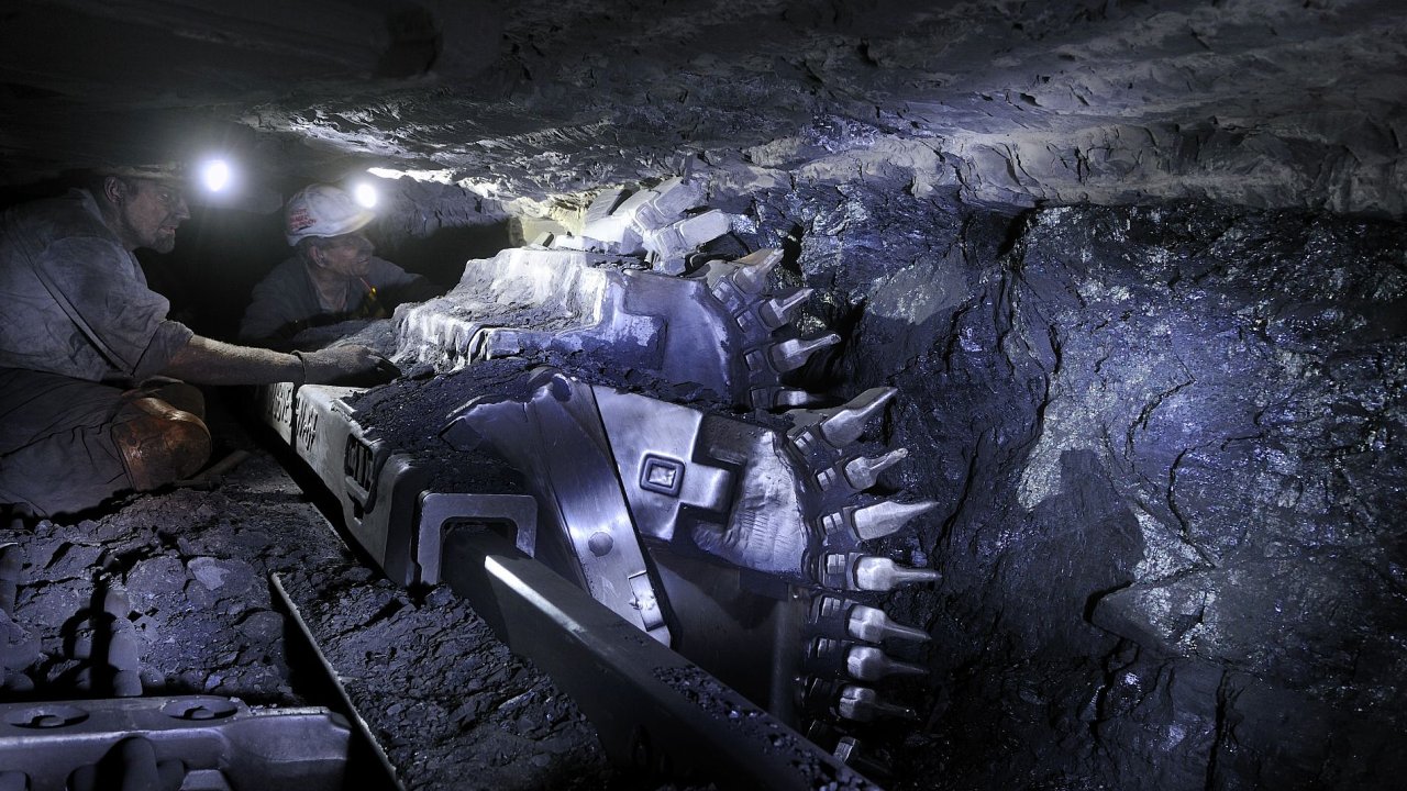 Tìžba èerného uhlí v dole OKD - Ilustraèní foto