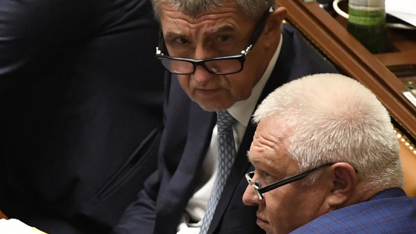 Policie ve středu obdržela usnesení o vydání poslanců Babiše a Faltýnka.