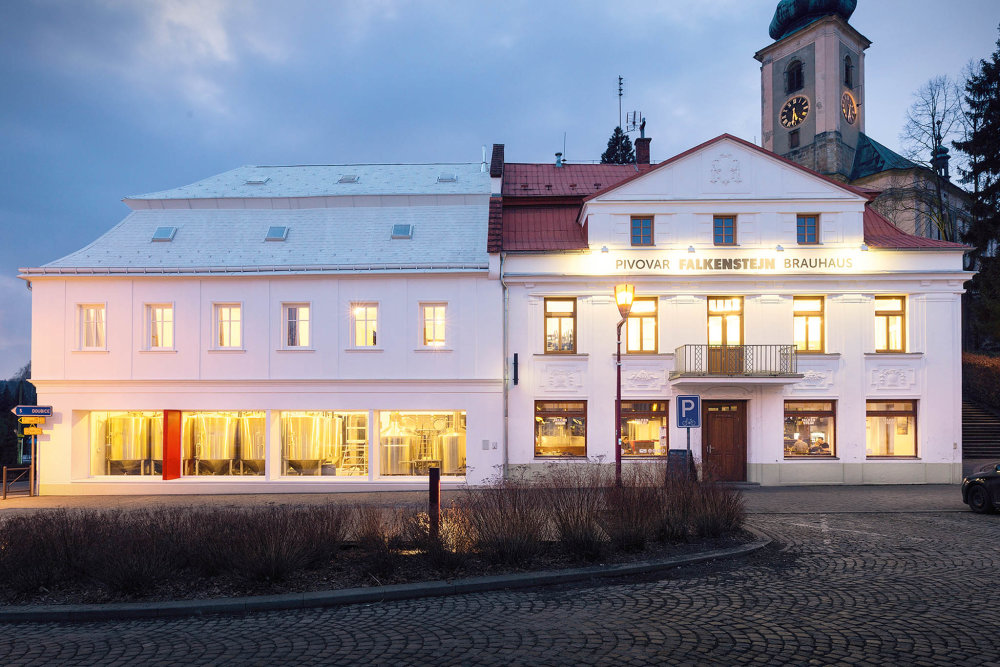 Pivovar Falkenštejn po rekonstrukci