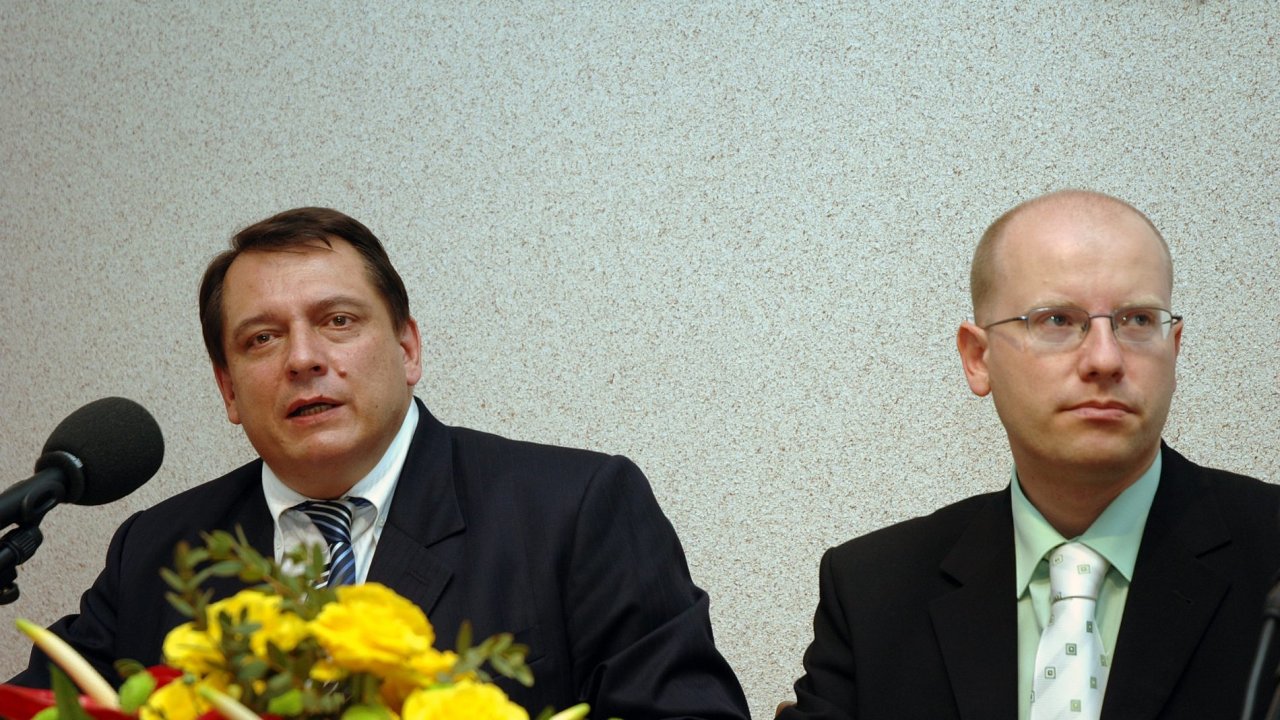 Ji Paroubek a Bohuslav Sobotka
