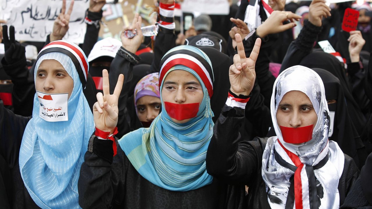 Protivldn protesty v Jemenu