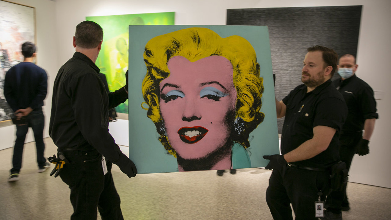 Blue Marilyn, Andy Warhol