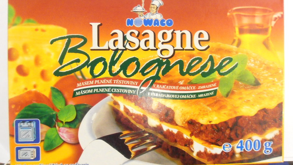 Lasagne , kter obsahovaly kosk maso