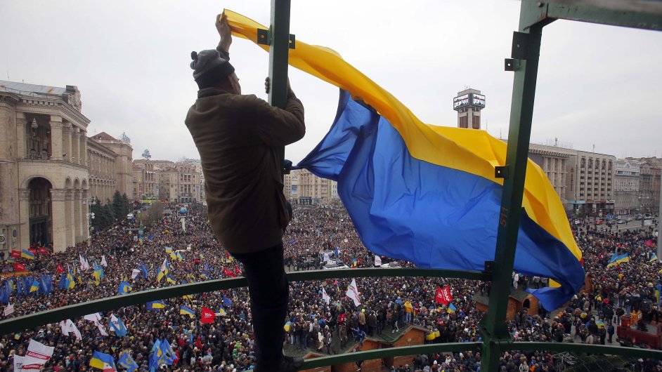 Nedln protesty v Kyjev
