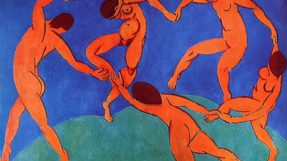 Obraz Henriho Matisse nazvan Tanec kdysi patil Sergeji ukinovi, dnes ho m ve sbrkch petrohradsk Ermit.