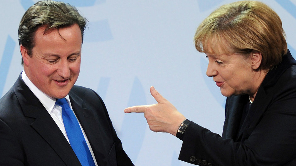 David Cameron a Angela Merkelov