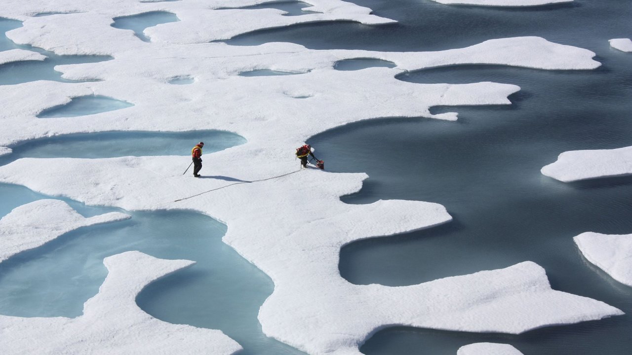Severn ledov ocen, ilustran foto
