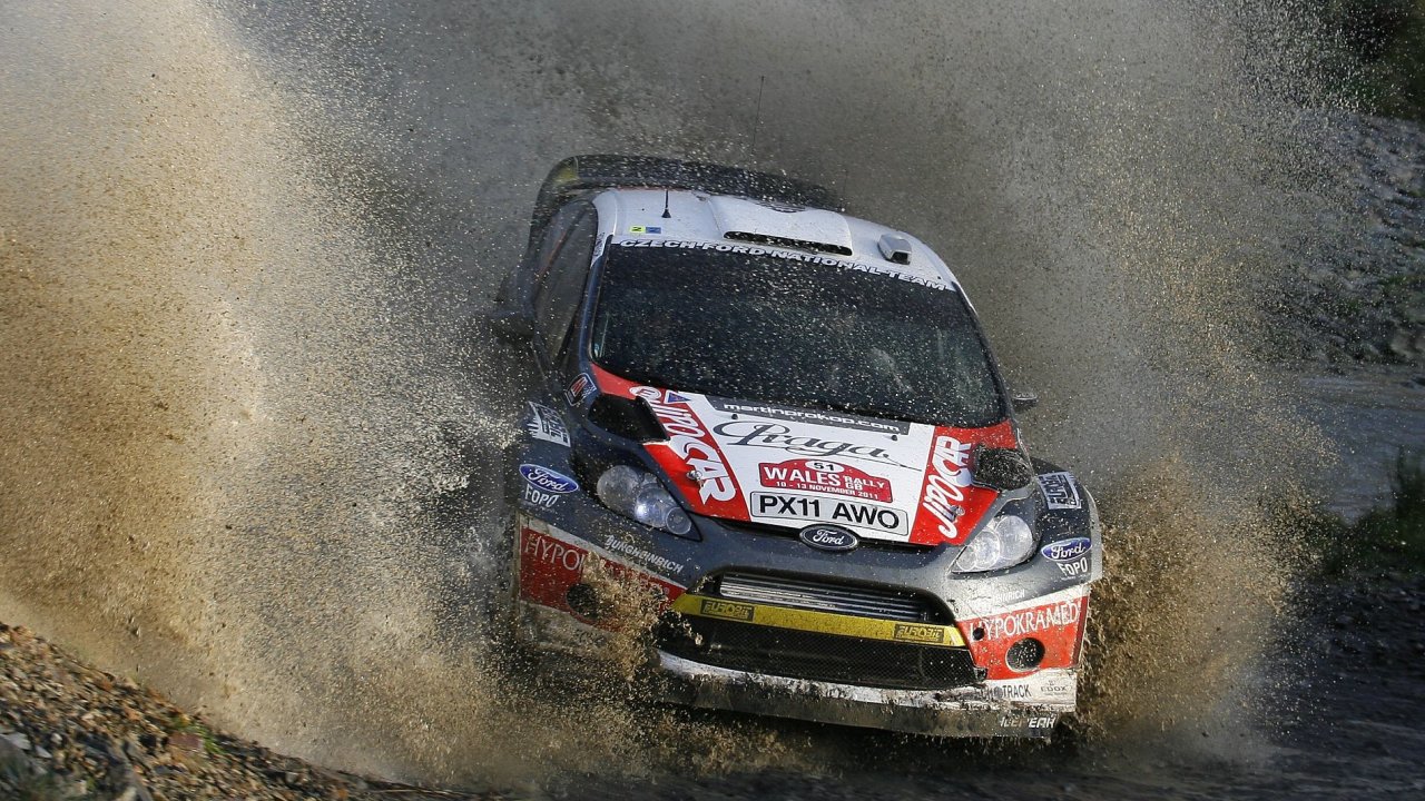 Martin Prokop se specilem  Ford Fiesta RS WRC.