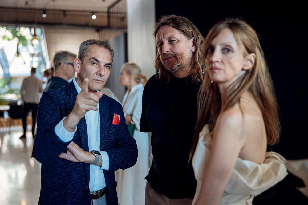 Přišel také Jan Dobrovský z bpd partners a autor budovy, kde se akce konala, architekt Stanislav Fiala s manželkou.