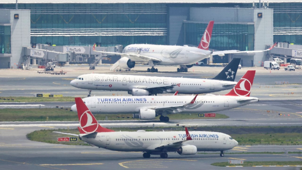 Letadla spoleènosti Turkish Airlines.